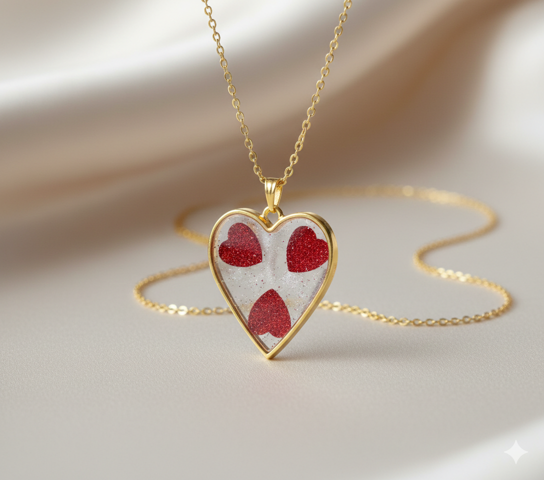 Gold plated Heart Necklace