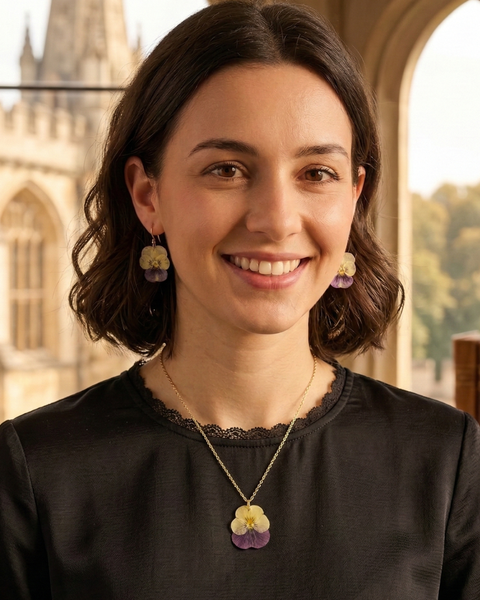 Violet Bloom Jewellery Set