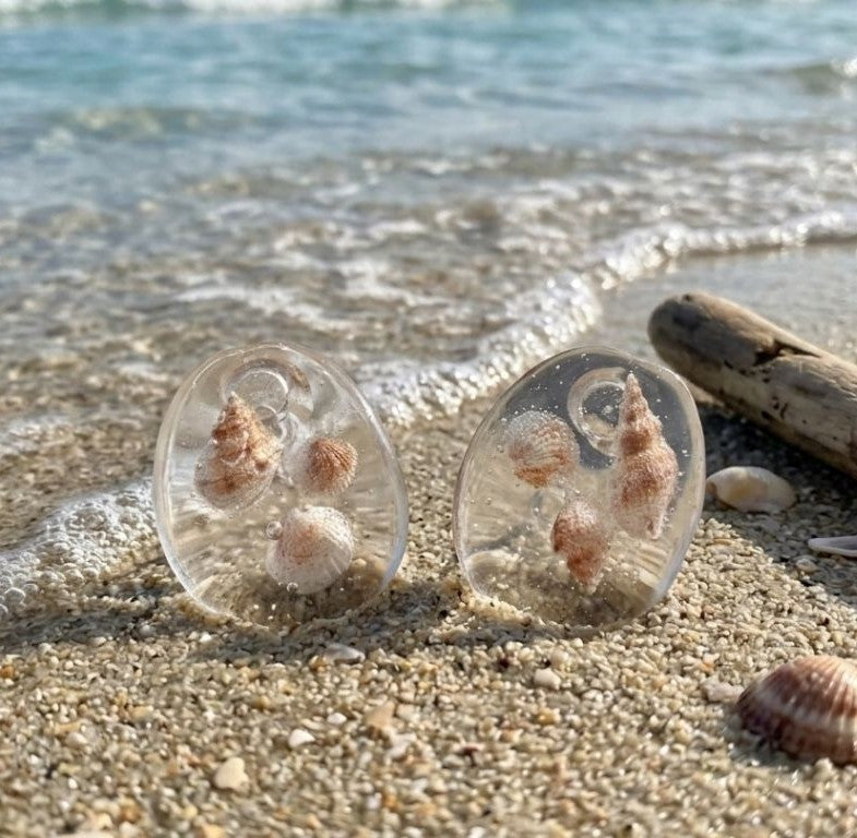Ocean Whisper Shell Earrings
