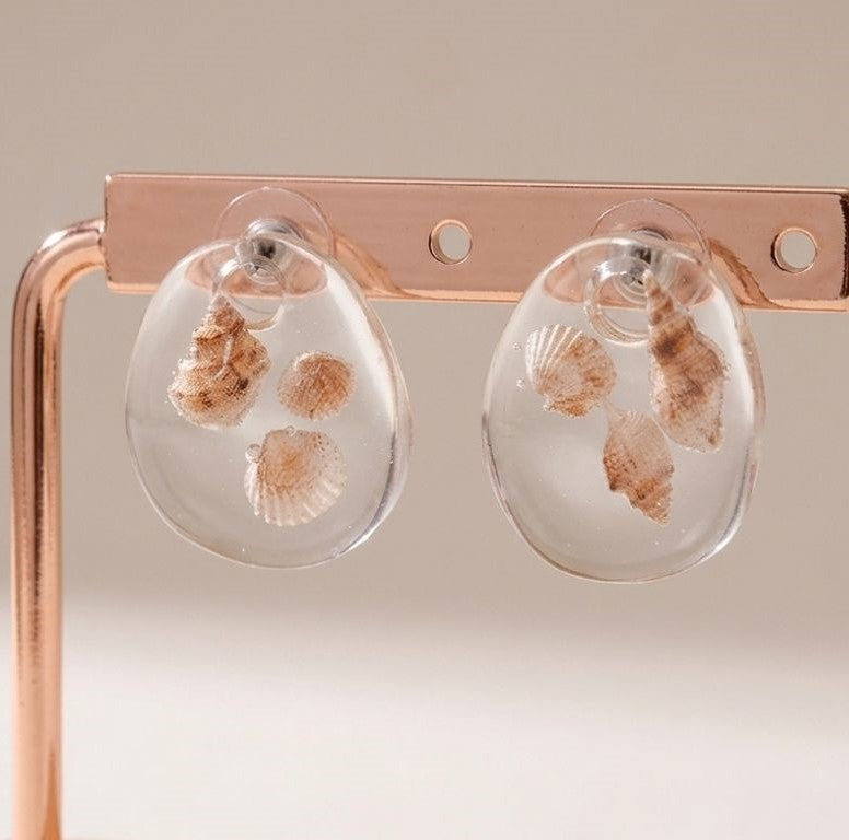 Ocean Whisper Shell Earrings