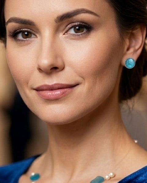 Ocean Whisper Stud Earrings