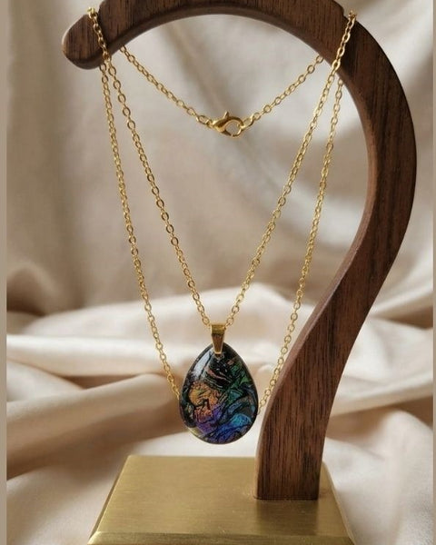 Colorflow Drop Pendant Necklace