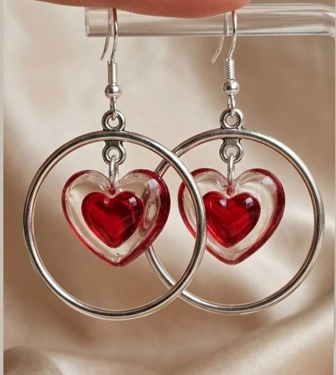 Infinite Love Resin Earrings