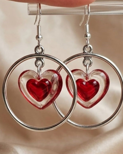 Infinite Love Resin Earrings
