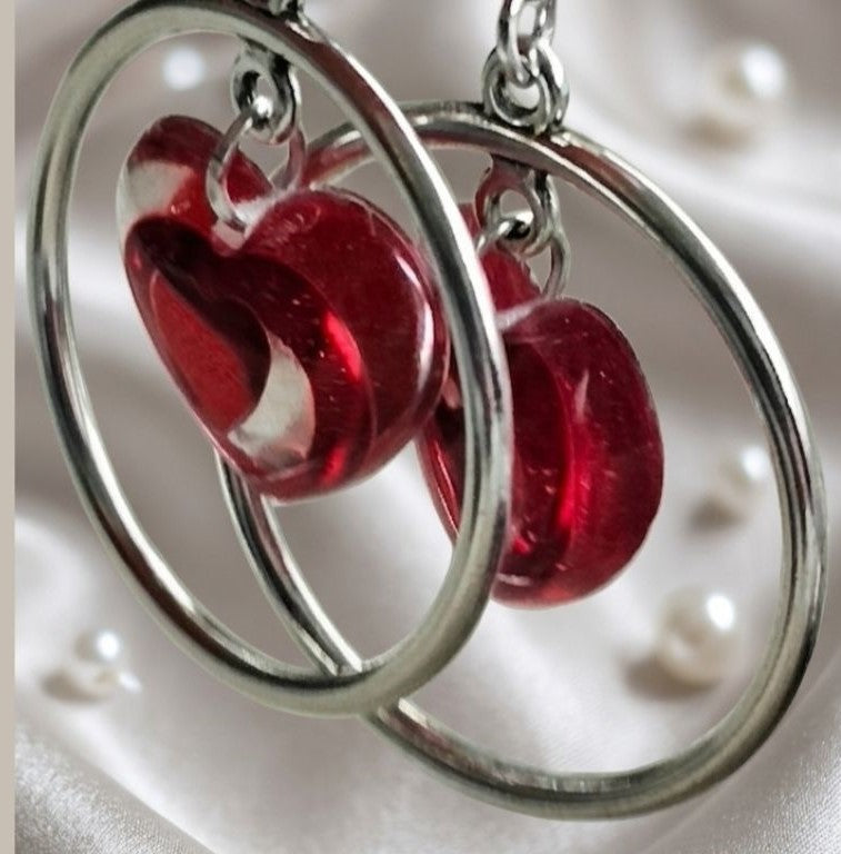 Infinite Love Resin Earrings