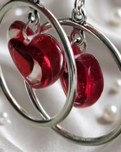 Infinite Love Resin Earrings