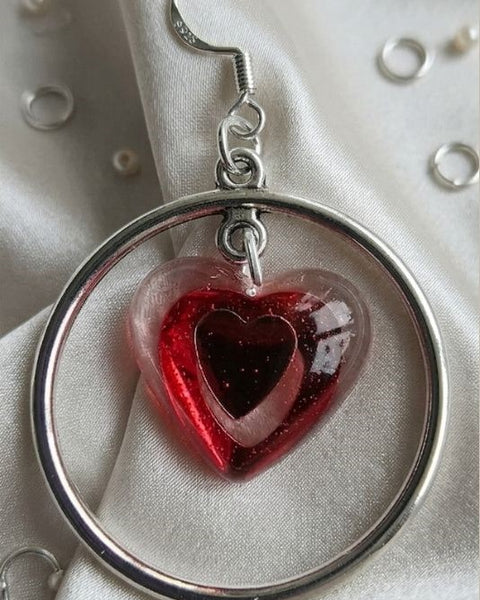 Infinite Love Resin Earrings