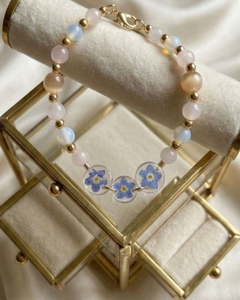 Forget-Me-Not Harmony Bracelet – A Bloom of Love & Serenity