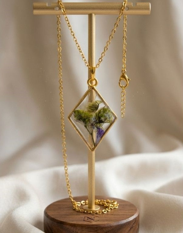 Golden Garden Pendant Necklace