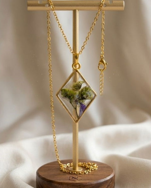 Golden Garden Pendant Necklace