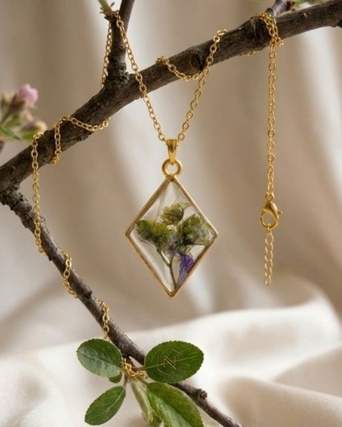 Golden Garden Pendant Necklace