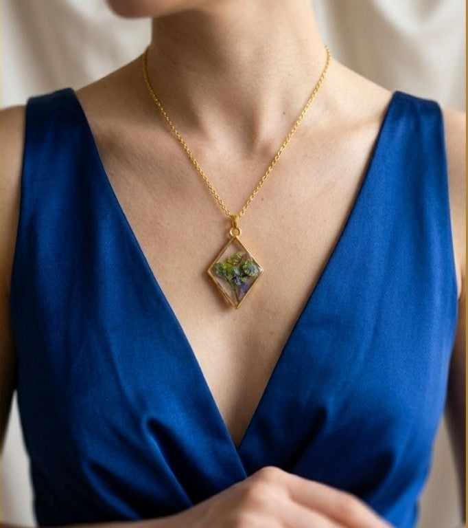 Golden Garden Pendant Necklace