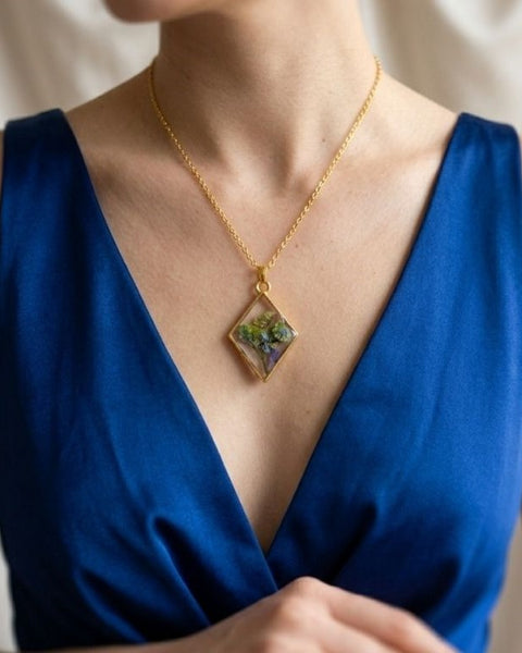 Golden Garden Pendant Necklace