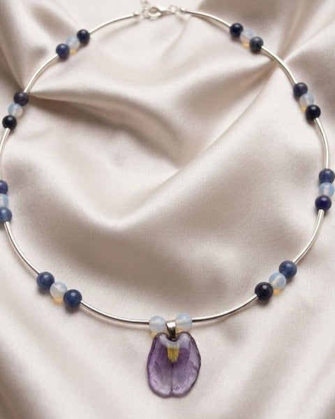 Wisteria Whisper – Preserved Petal Jewelry Set