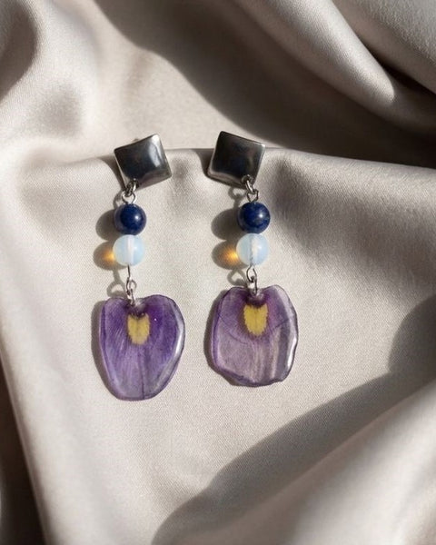 Wisteria Whisper – Preserved Petal Jewelry Set