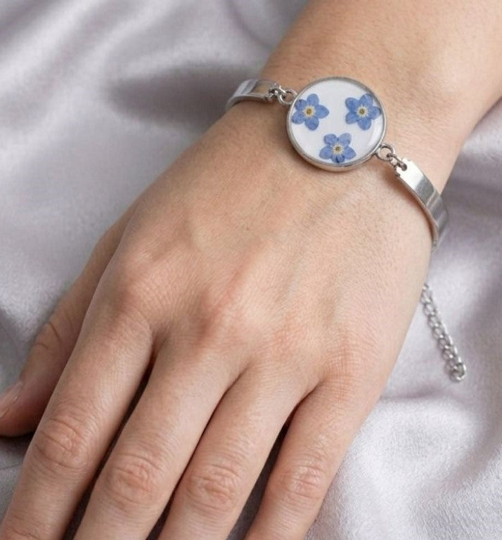 Forget-Me-Not Memory Jewelry Set