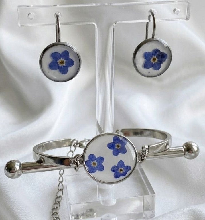 Forget-Me-Not Memory Jewelry Set