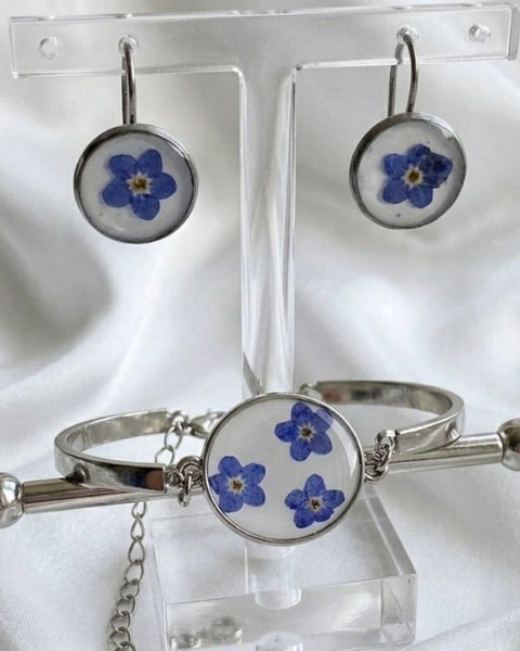 Forget-Me-Not Memory Jewelry Set