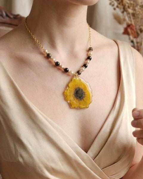 Sunflower Radiance Necklace