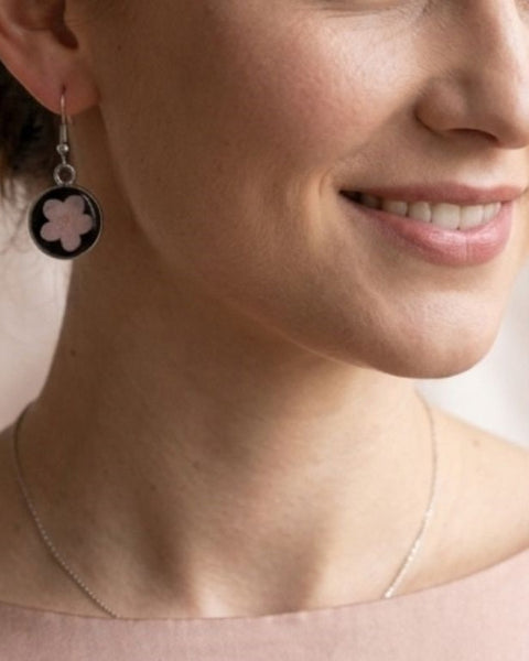 Rose Forget-Me-Not Earrings