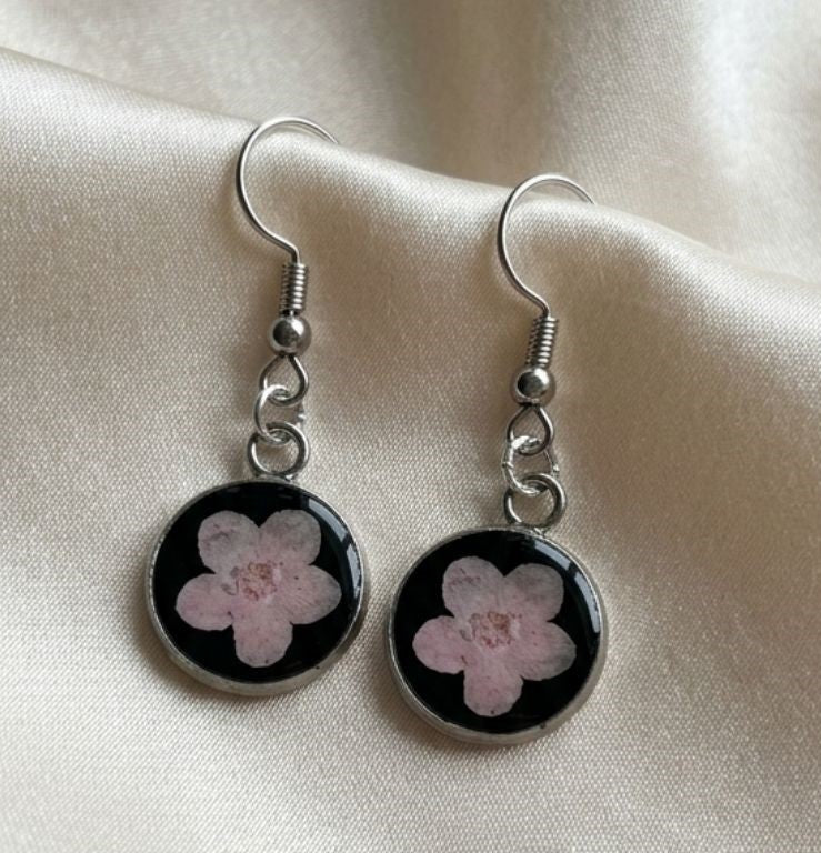 Rose Forget-Me-Not Earrings