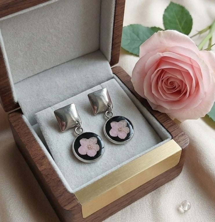 Midnight Forget-Me-Not Earrings