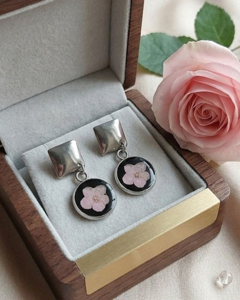 Midnight Forget-Me-Not Earrings