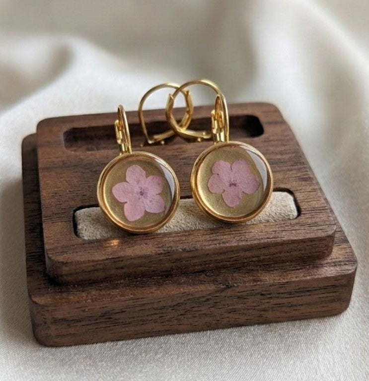 Blush Forget-Me-Not Earrings