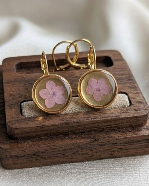 Blush Forget-Me-Not Earrings