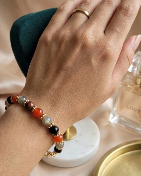 Earth & Ember – Natural Gemstone Jewelry Set