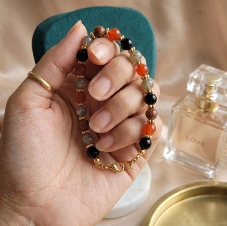 Earth & Ember – Natural Gemstone Jewelry Set