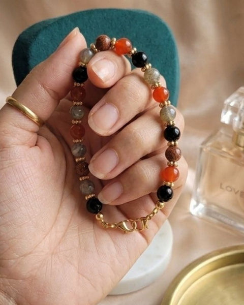 Earth & Ember – Natural Gemstone Jewelry Set