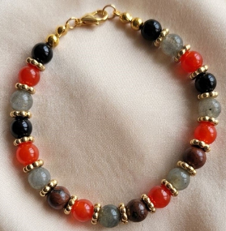 Earth & Ember – Natural Gemstone Jewelry Set