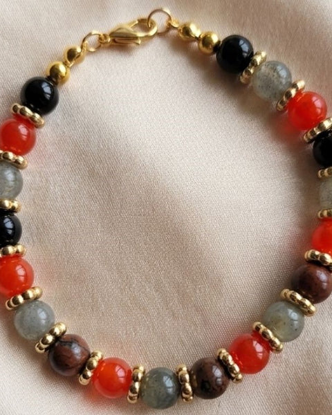 Earth & Ember – Natural Gemstone Jewelry Set