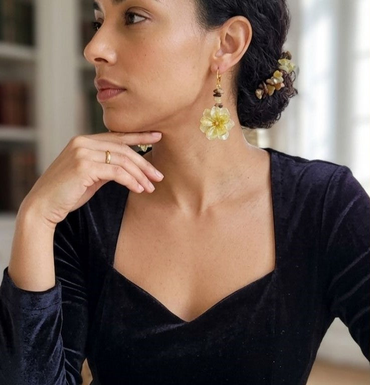 Light Flower Earrings