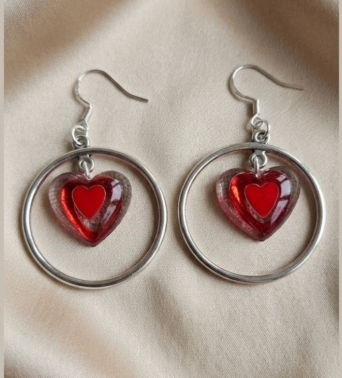Infinite Love Resin Earrings