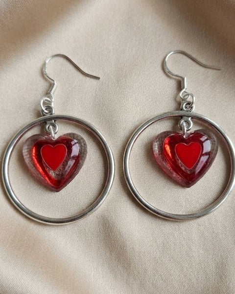 Infinite Love Resin Earrings