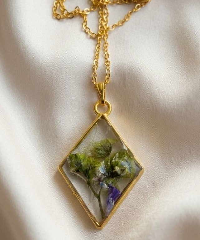 Golden Garden Pendant Necklace