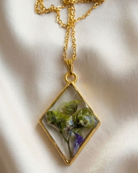 Golden Garden Pendant Necklace