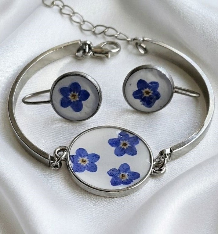 Forget-Me-Not Memory Jewelry Set