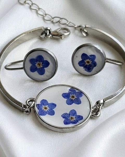 Forget-Me-Not Memory Jewelry Set