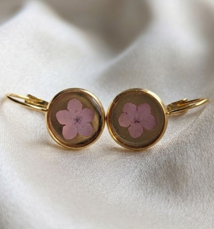 Blush Forget-Me-Not Earrings