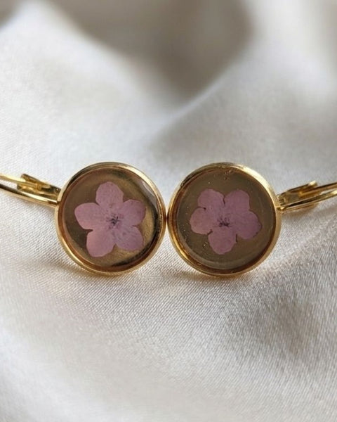 Blush Forget-Me-Not Earrings