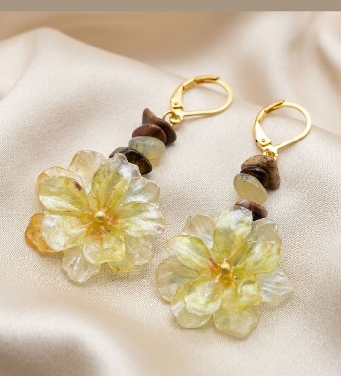 Light Flower Earrings