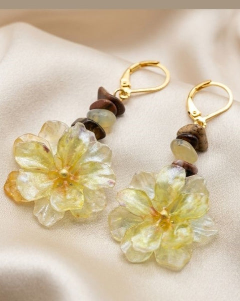 Light Flower Earrings